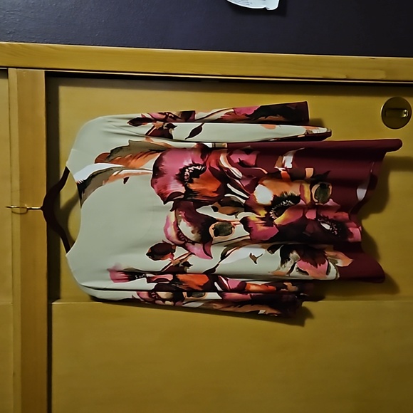 JM collection womens floral blouse - Picture 2 of 4